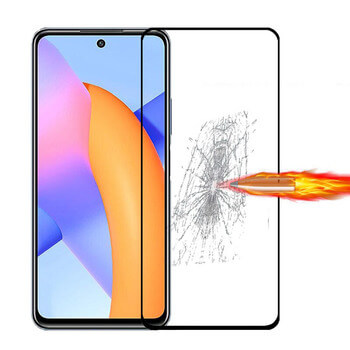 Picasee Sticlă securizată de protecție 3D cu cadru pentru Honor 10X Lite - neagră