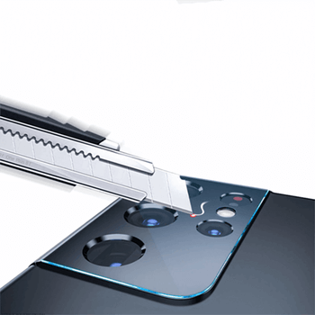 3x Picasee sticlă securizată pentru lentilă cameră foto telefon mobil Samsung Galaxy S21 Ultra 5G G998B 2+1 gratis