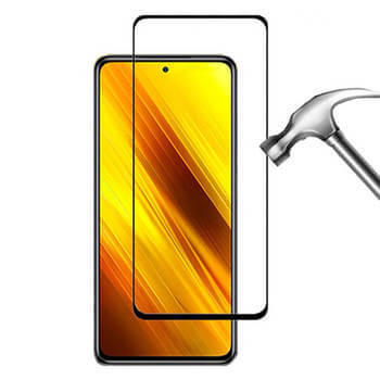 Picasee Sticlă securizată de protecție 3D cu cadru pentru Xiaomi Poco X3 Pro - neagră