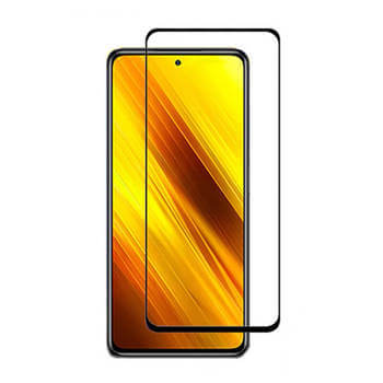 Picasee Sticlă securizată de protecție 3D cu cadru pentru Xiaomi Poco X3 Pro - neagră