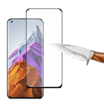 Picasee Sticlă de protecție curbată 3D pentru Xiaomi Mi 11 - neagră