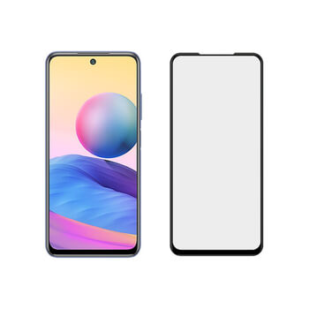 Sticlă securizată de protecție 3D cu cadru pentru Xiaomi Redmi Note 10 5G - neagră