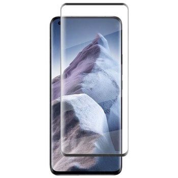 3x Picasee Sticlă securizată curbată 3D pentru Xiaomi Mi 11 Ultra - neagră - 2+1 gratis