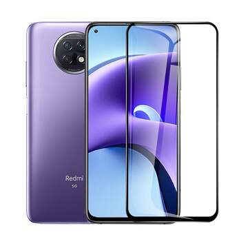 3x Picasee 3D Sticlă securizată 3D cu cadru pentru Xiaomi Redmi Note 9T - neagră - 2+1 gratis