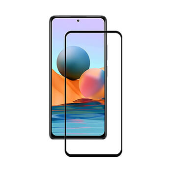 3x 3D Sticlă securizată 3D cu cadru pentru Xiaomi Redmi 10 - neagră - 2+1 gratis