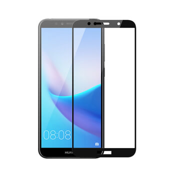 3x Sticlă securizată 3D cu cadru pentru Huawei Y6 Prime 2018 - neagră