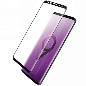 Picasee Sticlă de protecție curbată 3D pentru Samsung Galaxy S9 Plus G965F - neagră