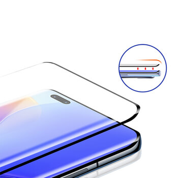 Picasee Sticlă de protecție curbată 3D pentru Huawei Nova 9 - neagră