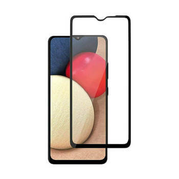 Picasee Sticlă securizată de protecție 3D cu cadru pentru Samsung Galaxy A03s A037G - neagră