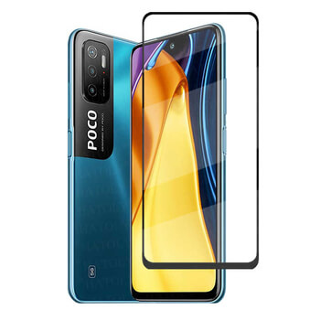 3x 3D Sticlă securizată 3D cu cadru pentru Xiaomi Poco M3 Pro 5G - neagră - 2+1 gratis