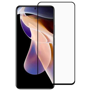 3x Picasee 3D Sticlă securizată 3D cu cadru pentru Xiaomi Redmi Note 11 - neagră - 2+1 gratis