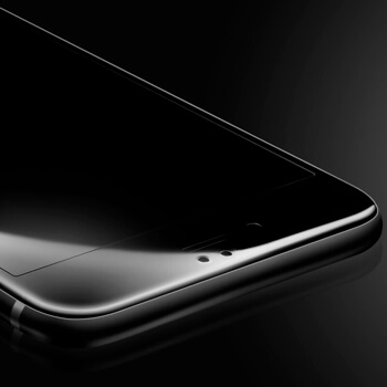 Picasee Sticlă securizată de protecție 3D cu cadru pentru Apple iPhone SE 2022 - neagră