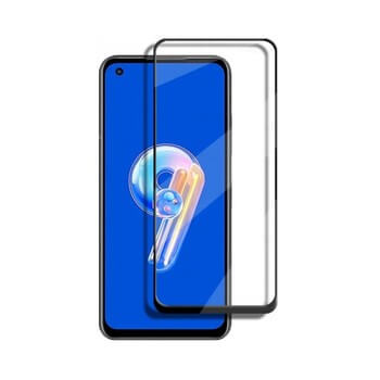 Sticlă securizată 3D cu cadru pentru Asus Zenfone 9 - neagră