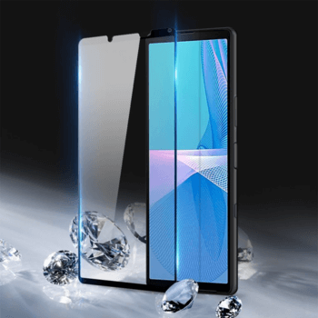 Picasee Sticlă securizată de protecție 3D cu cadru pentru Sony Xperia 10 III - neagră