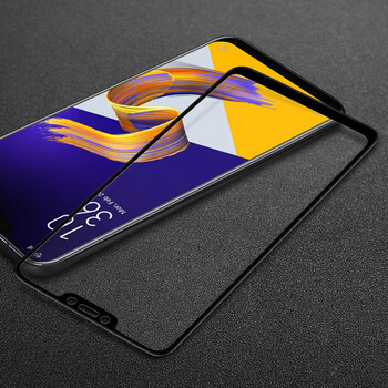 Sticlă securizată 3D cu cadru pentru Asus ZenFone 5 ZE620KL - neagră