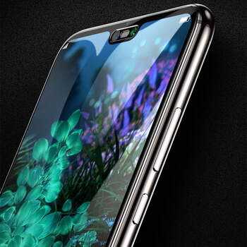 Picasee Sticlă securizată de protecție 3D cu cadru pentru Honor 8X - neagră