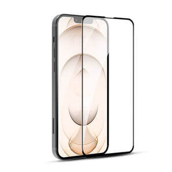 Picasee Sticlă securizată de protecție 3D cu cadru pentru Apple iPhone 15 Pro Max - neagră