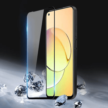 3x Picasee 3D Sticlă securizată 3D cu cadru pentru Realme 10 4G - neagră - 2+1 gratis