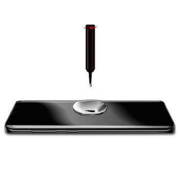 3x Picasee Sticlă securizată curbată 3D cu protecție UV pentru telefonul Huawei P40 Pro - 2+1 gratis