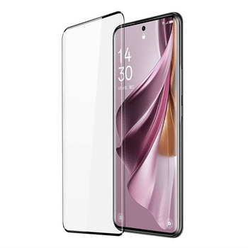 Sticlă securizată 3D cu cadru pentru Motorola Edge 40 - neagră