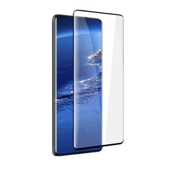 Sticlă de protecție curbată 3D pentru Vivo X60 Pro 5G - neagră