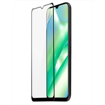 3x Picasee 3D Sticlă securizată 3D cu cadru pentru Realme C33 (2023) - neagră - 2+1 gratis