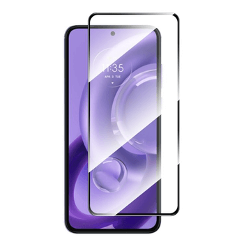 Sticlă securizată 3D cu cadru pentru Motorola Edge 40 Neo - neagră