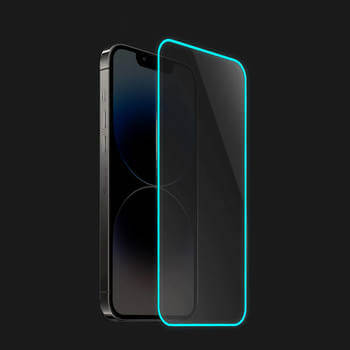 3x Sticla întărită de protecție cu ramă care strălucește în întuneric Xiaomi Poco F2 Pro
