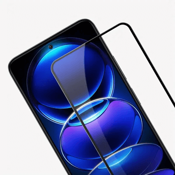 3x Picasee 3D Sticlă securizată 3D cu cadru pentru Xiaomi Poco X6 - neagră - 2+1 gratis