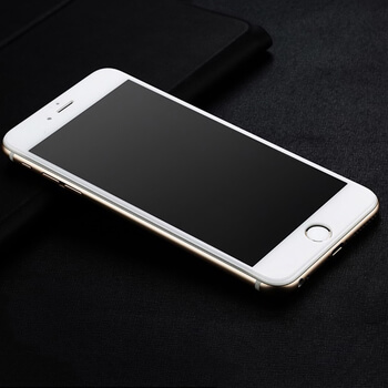 Picasee Sticlă securizată de protecție 3D cu cadru pentru Apple iPhone 6/6S - albă