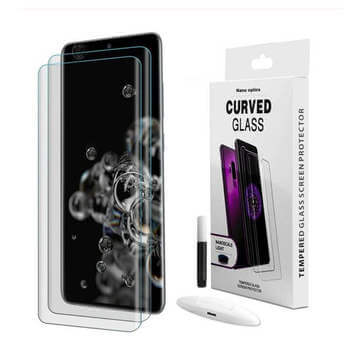3x Picasee Sticlă securizată curbată 3D cu protecție UV pentru telefonul Huawei P30 Pro - 2+1 gratis