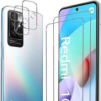 3x Picasee sticlă securizată pentru lentilă cameră foto telefon mobil Xiaomi Redmi 12C 2+1 gratis