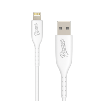 Picasee USB Kabel Lightning - USB 2.0 - Albă