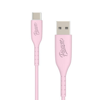 Picasee USB Kabel USB C - USB 2.0 - Roz
