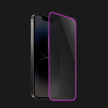 Sticla întărită de protecție cu ramă care strălucește în întuneric Apple iPhone 16