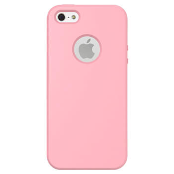 Picasee Liquid case Apple iPhone 5/5S/SE - Gravură personalizată - Roz