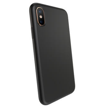 Husă pentru Apple iPhone X/XS - Gravură personalizată - Neagră