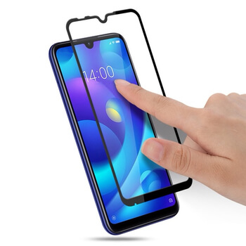 Sticlă securizată 3D cu cadru pentru Xiaomi Redmi 7 - neagră