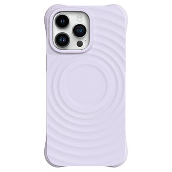 Picasee Shock-proof case s MagSafe Apple iPhone 14 Pro Max - Gravură personalizată - Violet
