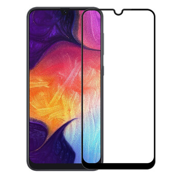 Picasee Sticlă securizată de protecție 3D cu cadru pentru Samsung Galaxy A40 A405F - neagră