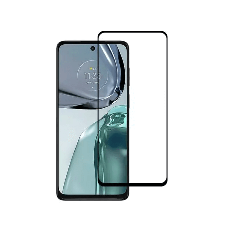 Picasee Sticlă securizată de protecție 3D cu cadru pentru Motorola Moto G32 - neagră