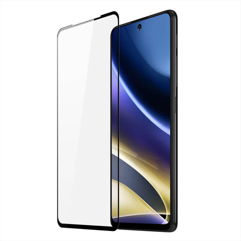 Picasee Sticlă securizată de protecție 3D cu cadru pentru Motorola Moto G51 - neagră