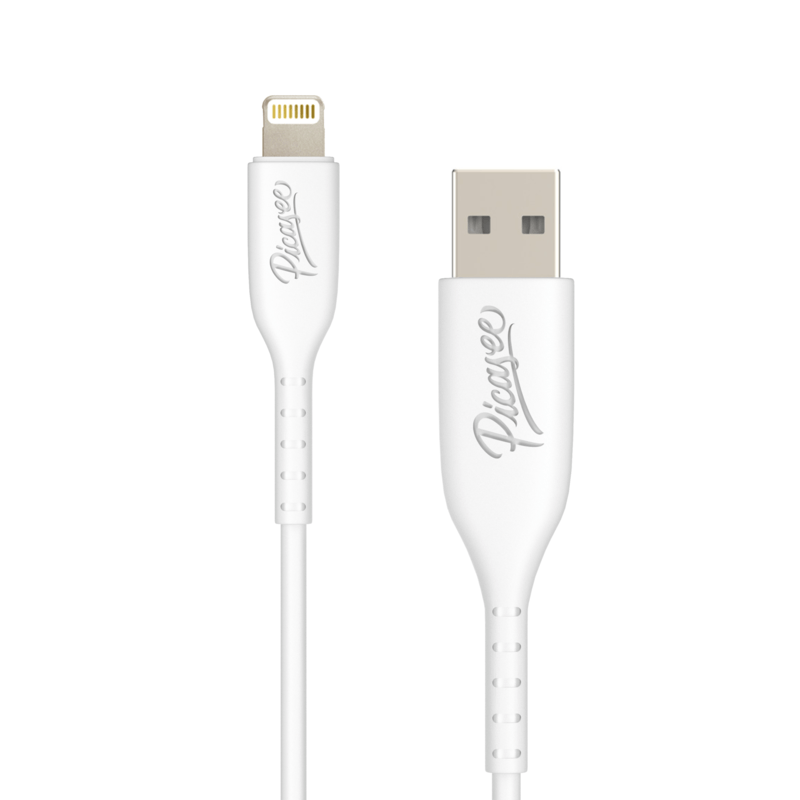 Picasee USB Kabel Lightning - USB 2.0 - Albă