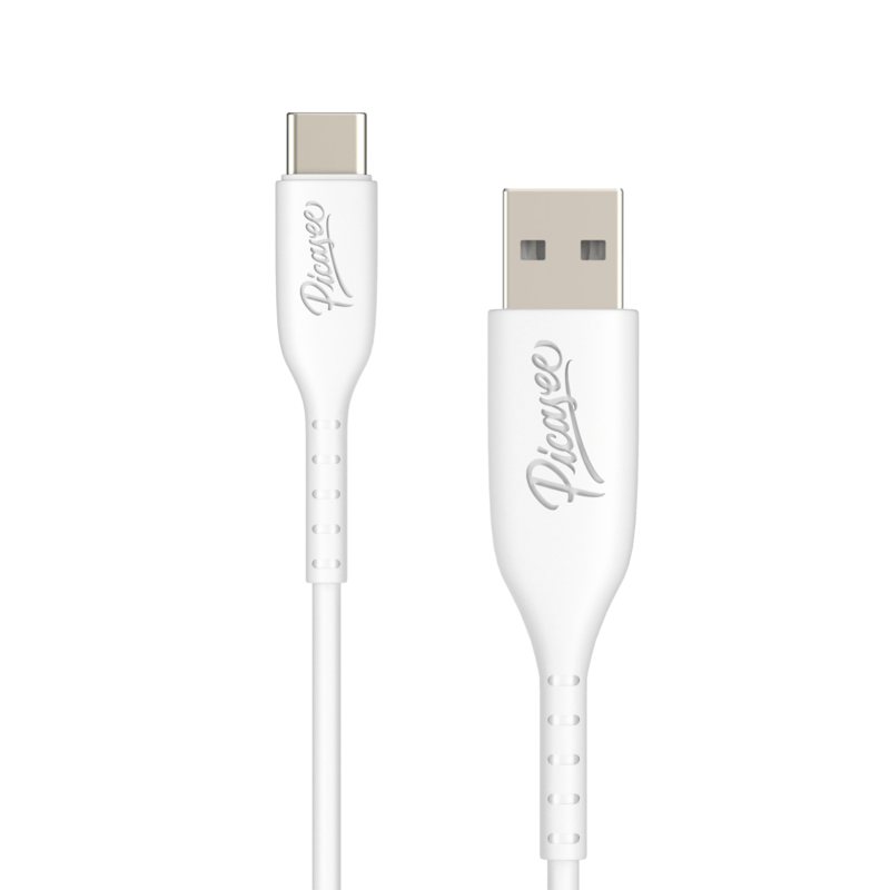 Picasee USB Kabel USB C - USB 2.0 - Albă