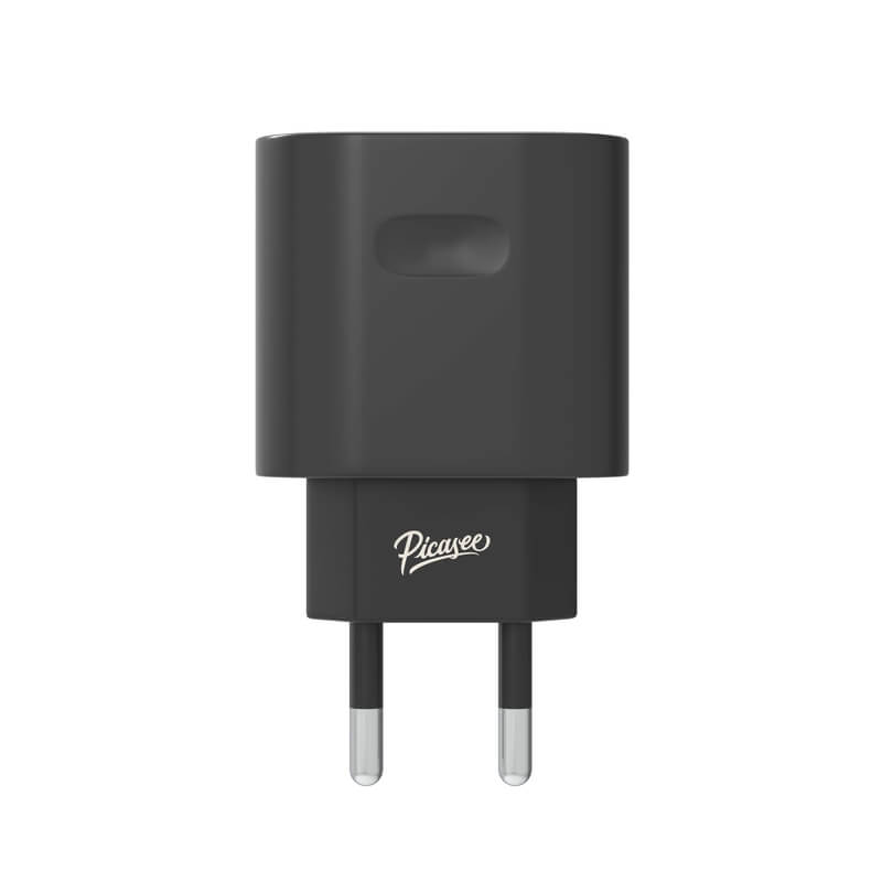 Picasee USB-C PD Încărcător unic 20W - Neagră