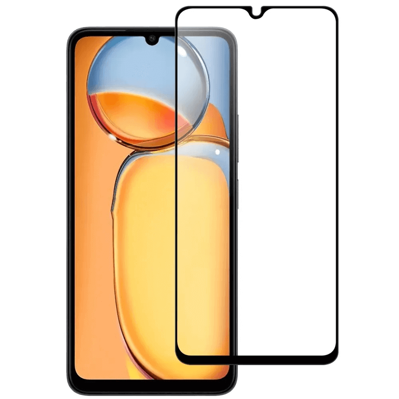 3x Picasee 3D Sticlă securizată 3D cu cadru pentru Xiaomi Redmi 13C 5G - neagră - 2+1 gratis