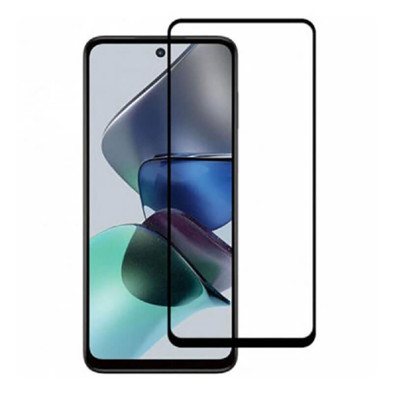 3x Picasee 3D Sticlă securizată 3D cu cadru pentru Motorola Moto G14 - neagră - 2+1 gratis