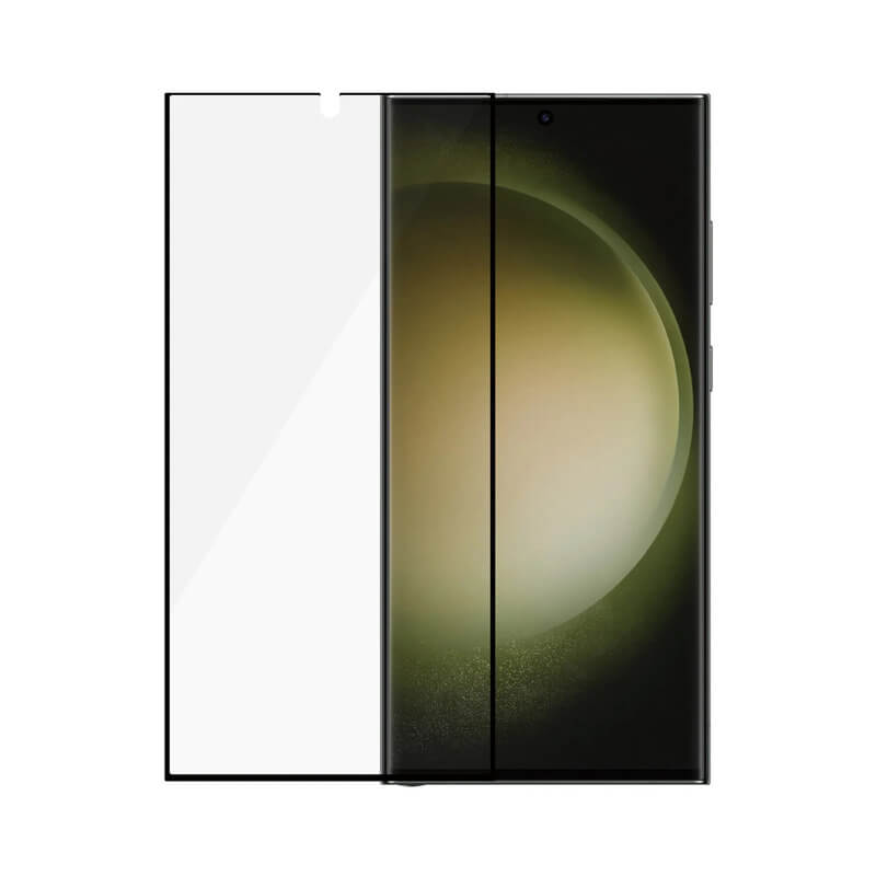 Picasee Sticlă securizată de protecție 3D cu cadru pentru Samsung Galaxy S24 Ultra S928B 5G - neagră