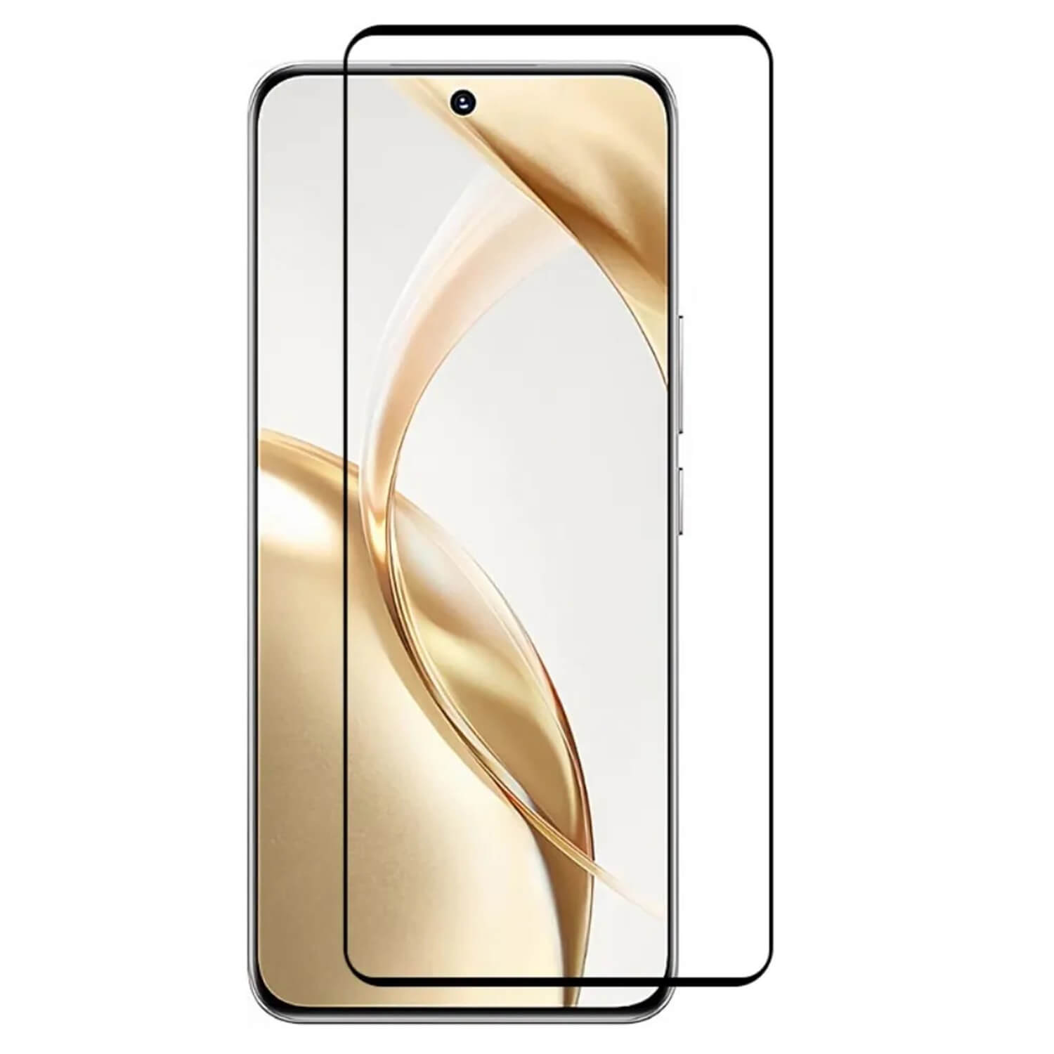 Picasee Sticlă de protecție curbată 3D pentru Honor 200 Pro 5G - neagră