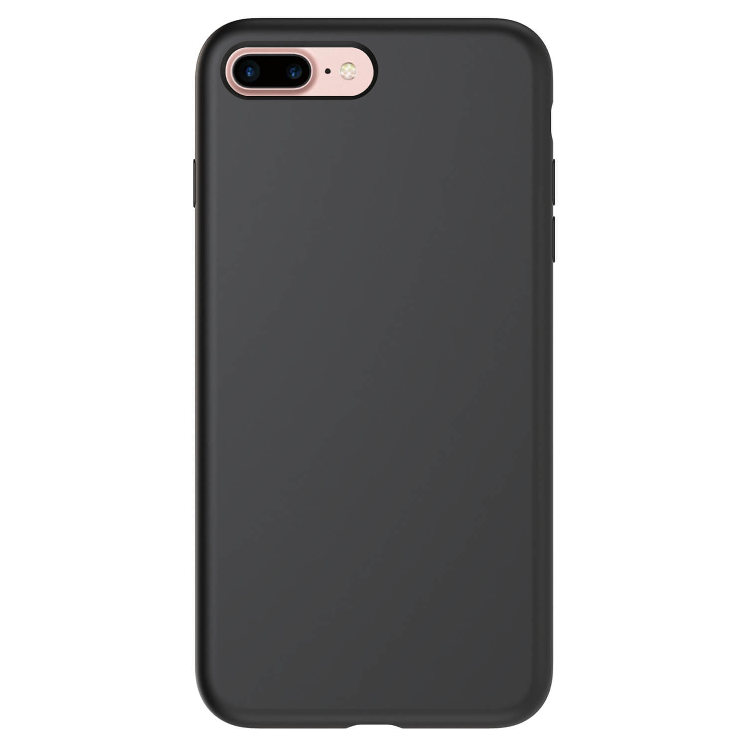 Picasee Liquid case Apple iPhone 7 Plus - Gravură personalizată - Neagră